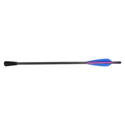 Archery Fun - Trait d'arbalète 17'' en carbone avec embout en caoutchouc