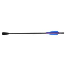 Archery Fun - Trait d'arbalète 17'' en carbone avec embout en caoutchouc