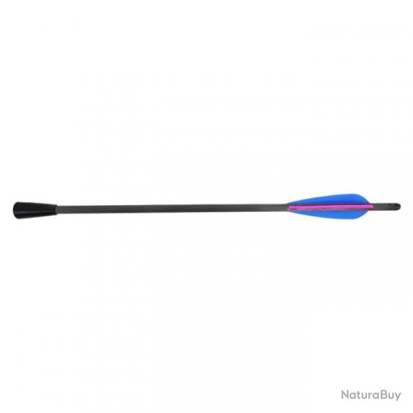 Archery Fun - Trait d'arbalte 17'' en carbone avec embout en caoutchouc