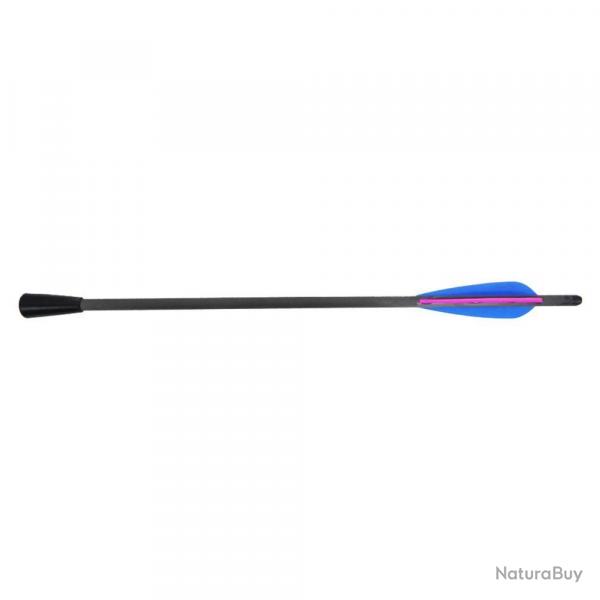 Archery Fun - Trait d'arbalte 17'' en carbone avec embout en caoutchouc