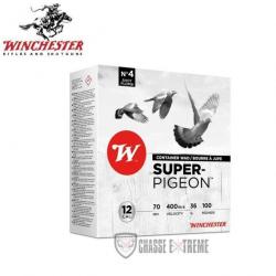 100 Cartouches WINCHESTER Super Pigeon 36g Cal 12/70  Pb 6