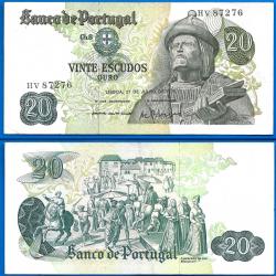 Portugal 20 Escudos 1971 De Orta Escudo Europe Billet