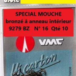 LOT DE 5 PAQUETS DE 10 hameçons SPECIAL MOUCHE VMC N° 16