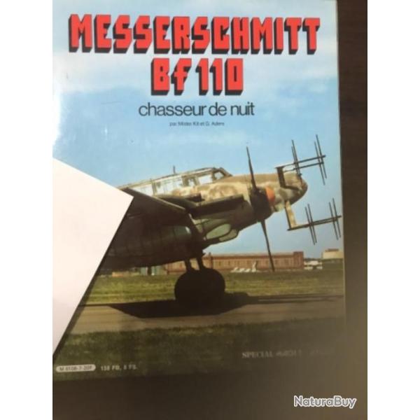 Revue d'aviation militaire sur le Messerschmitt bf 110 chasseur de nuit