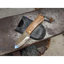 Couteau pliant artisanal l'Itonais - manche pommier