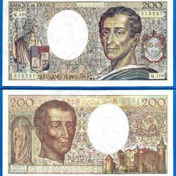 France 200 Francs 1992 Montesquieu Billet Franc