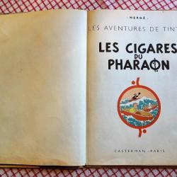 SUPER PRIX ---Tintin  les cigares du Pharaon    (4 B15)