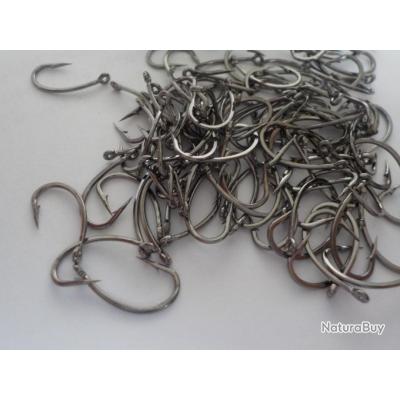 Pêche carpe - boîte de 100 hameçons n° 4, toutes méthodes