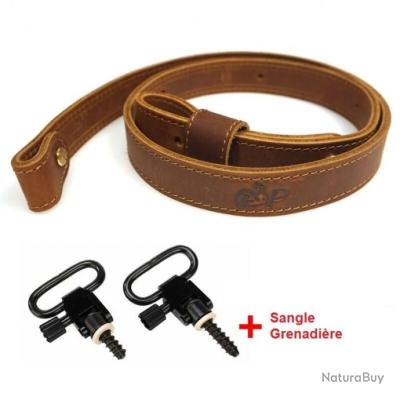 Bretelle Vintage En Cuir Avec Panneaux De Signalisation – Largeur 36 Mm – Fabriqué En Italie – Unisexe
