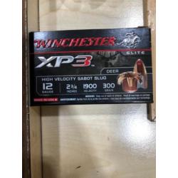 Balles winchester xp3 calibre 12