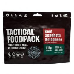 SACHET DE SPAGHETTI BOLOGNAISE AU BOEUF TACTICAL FOODPACK PRET EN 10 MN