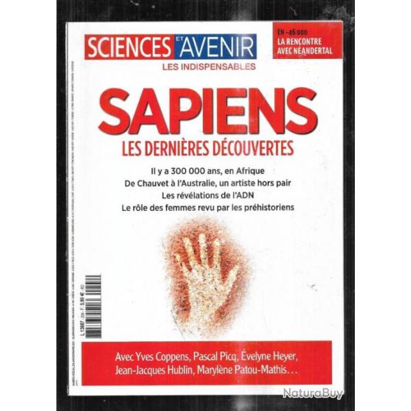 sciences et avenir 204 sapiens les dernires dcouvertes janvier-mars 2021