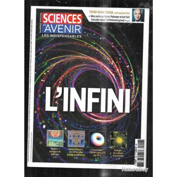 sciences et avenir 202 juillet septembre 2020 l'infini