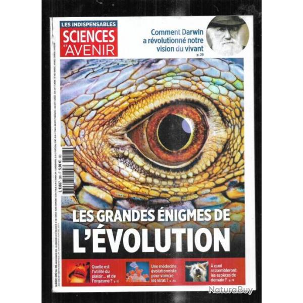 sciences et avenir 208 janvier mars 2022 les grandes nigmes de l'volution