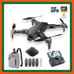 Drone 6K UHD wifi GPS double caméra + 3 batteries 3000 mAh - Livraison gratuite et rapide
