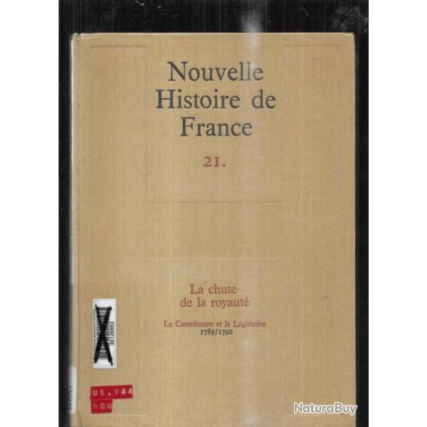 nouvelle histoire de france 2 volumes de 1774  1792 , rvolution franaise vol 20 et 21