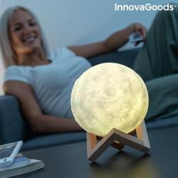 Lampe Led rechargeable Lune 3D Moondy