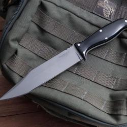 Couteau Condor Enduro Black Manche Micarta Lame Acier 420HC Etui Kydex Made In Salvador CTK182968SS