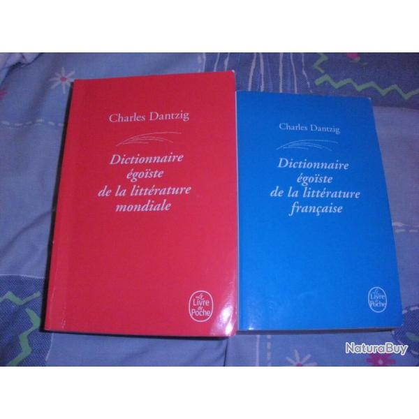 2 exemplaires "dictionnaire goste" de CHARLES DANTZIG