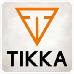 Tikka - sous-verre 11,1 x 11,1 cm, plastifié à chaud