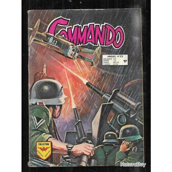 commando 212 comic's , bd de presse