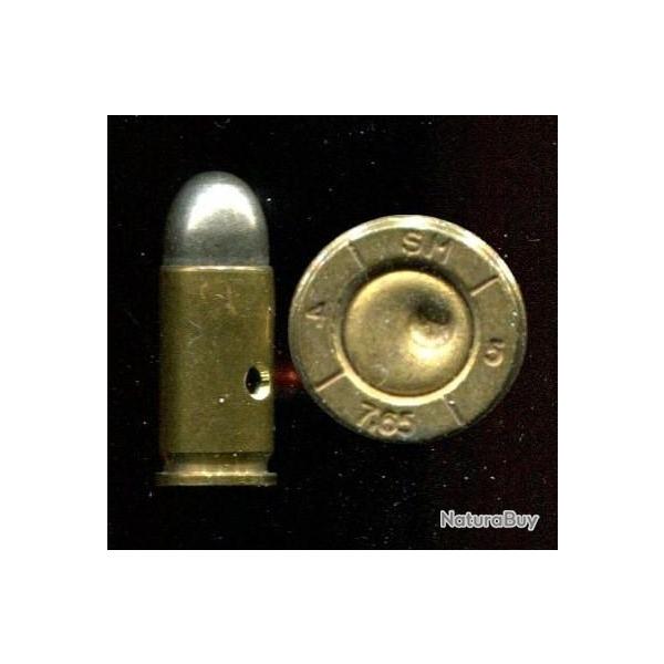 7.65 mm Browning - intressant marquage militaire sudois de 1945 : SM / 4 / 5 / 7.65 /
