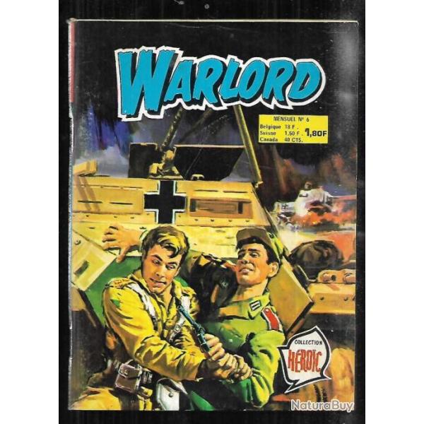 warlord 6 comic's , bd de presse ,