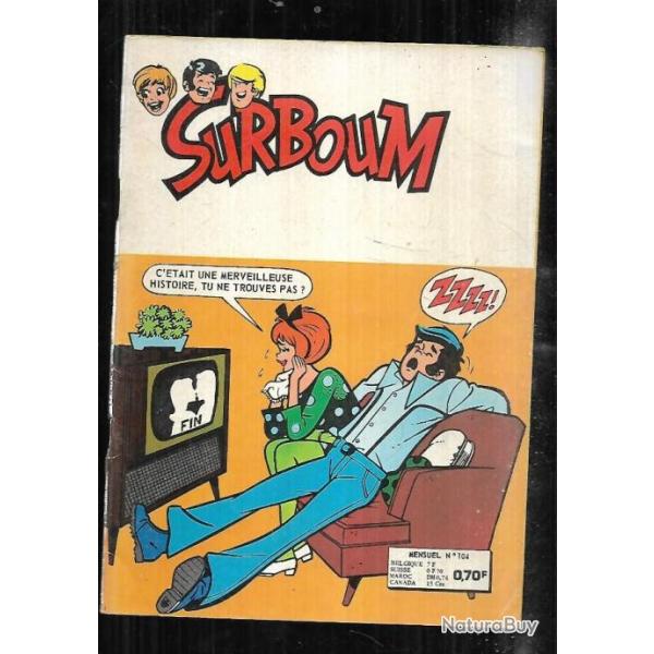 surboum 104 comic's , bd de presse ,
