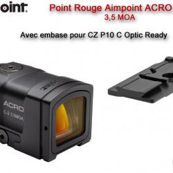 Point Rouge AIMPOINT ACRO C-2 - 3,5 MOA - pour CZ P-10 C OR