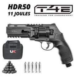 Pack Promo Revolver Umarex®  T4E HDR50 co2 billes caoutchouc 11 joules + Housse