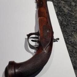 pistolet percussion  officier  1830  1840