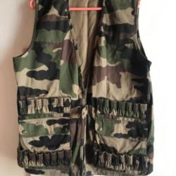 Gilet chasse camouflage