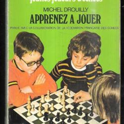 jeunes joueurs d'échecs, apprenez à jouer de michel drouilly