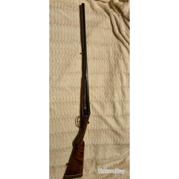 Fusil juxtaposs artisan Stphanois calibre 12/65