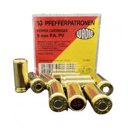 Munitions WADIE "Pepper cartridges" 9mm PAK - 10 X munitions poivre