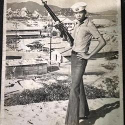 Photo originale soldat ARVN et son M16