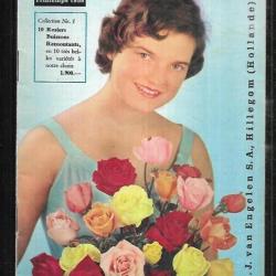 Catalogue hollandais de fleurs printemps 1958 , rare.