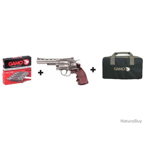PACK-1 REVOLVER WINCHESTER 45 SPECIAL CAL. 4,5 mm +5 CO2 + ETUI DE PROTECTION