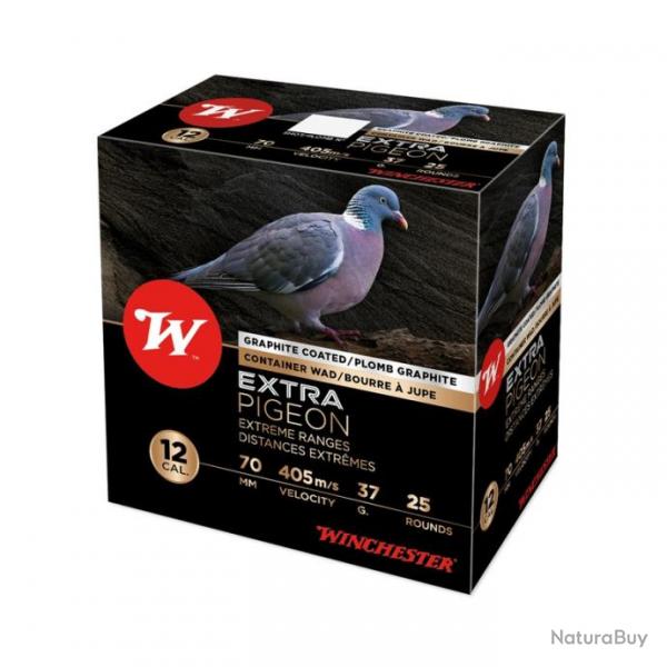 WINCHESTER Cartouches de chasse Extra pigeon par boite de 25 12 70