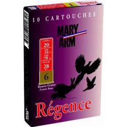 MARY ARM Cartouches de chasse Regence par boite de 10 20 70 28g