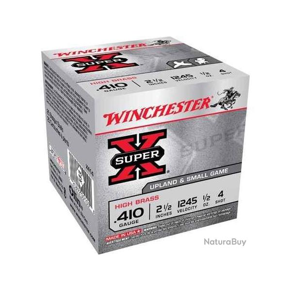 WINCHESTER Cartouches de chasse Super-x high brass - par boite de 25  36  / 76  19g - 7.5