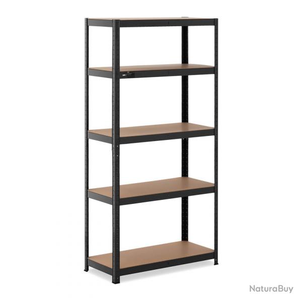 tagre charge lourde tagre mtallique tagre d'atelier 90 x 40 x 180 cm supporte 5 x 175 kg gar