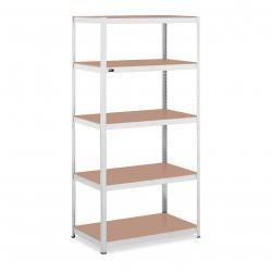 Étagère charge lourde 100 x 60 x 197 cm supporte 5 x 150 kg robuste garage atelier outils gris 14_0