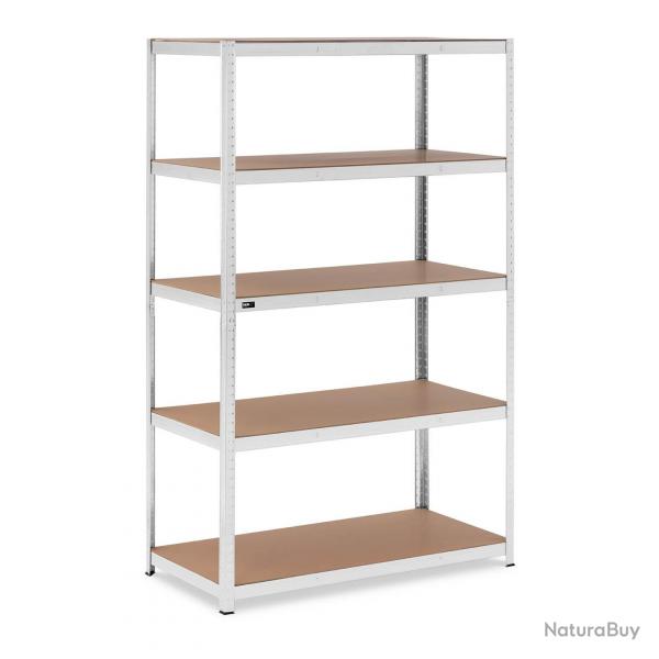 tagre charge lourde 120 x 60 x 197 cm supporte 5 x 150 kg gris robuste garage atelier outils 14_0