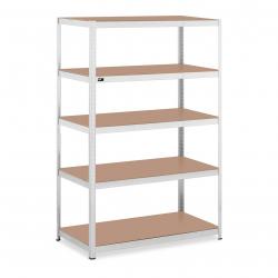 Étagère charge lourde étagère métallique étagère d'atelier 120 x 60 x 180 cm supporte 5 x 150 kg ro