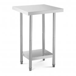 Table de travail acier inoxydable inox - 61 x 61 cm capacité de 480 kg professionnel 14_0005085