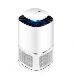 Lampe Anti-moustique à Aspiration Alimentée par USB Blanc
