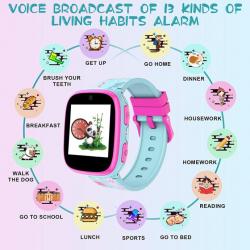 Montre Connectée Enfant avec Livre Audio Jouets Musicaux Réveil Lampes Smartwatch Caméras