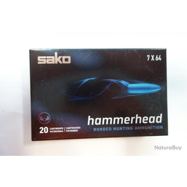 LOT DE 40 BALLES SAKO cal 7X64 HAMMERWHEAD SP  170GR  11g