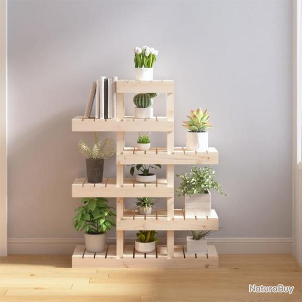 Support  plantes 85x25x109,5 cm Bois massif de pin